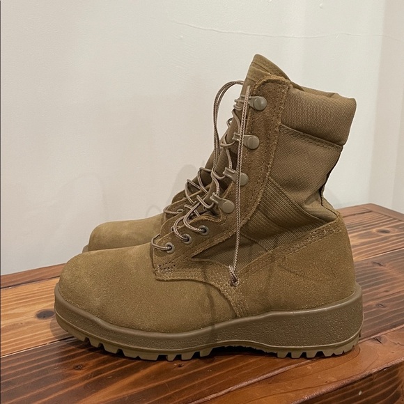 ALTAMA MENS 4.5 XW TAN STEEL TOE ARMY COMBAT BOOTS NWOT main image 7